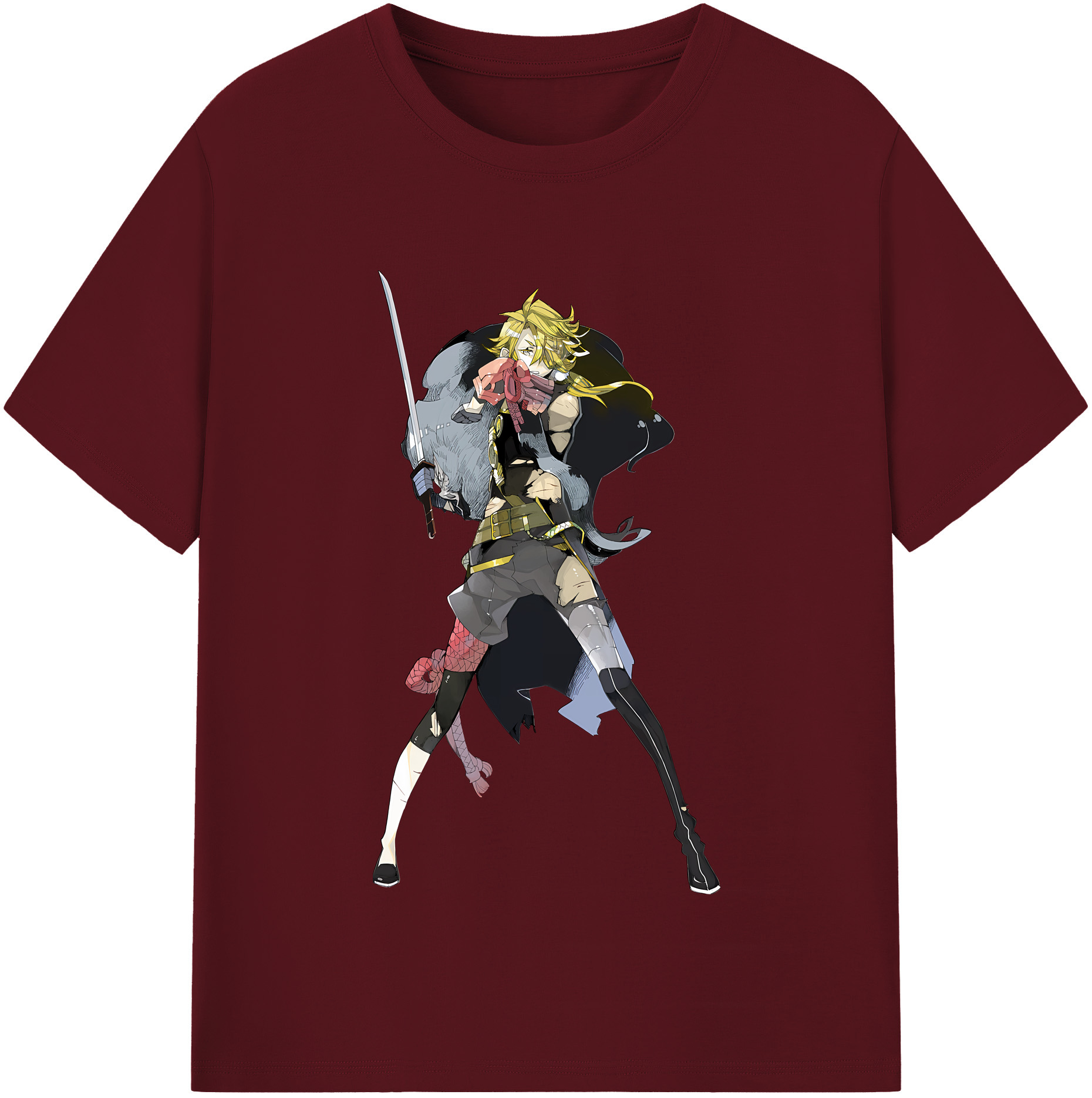 （画像用） 刀剣乱舞 Touken Ranbu 綿100％半袖Tシャツ（フロントプリント）
